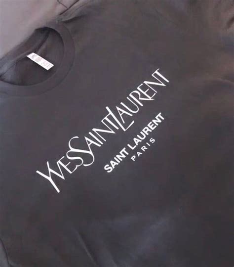 t shirt oversize yves saint laurent|saint laurent long sleeve shirt.